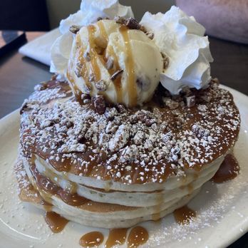 Ely's Restaurant - Pecan and caramel ice cream pancakes - Breakfast & Brunch Near Me - Las Vegas, Nevada Ely's Restaurant - Pecan and caramel ice cream pancakes - Breakfast & Brunch Near Me - Las Vegas, Nevada