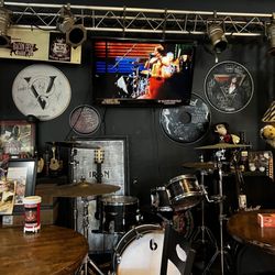 Rock n Roll Ribs - Drum kit and memorabilia