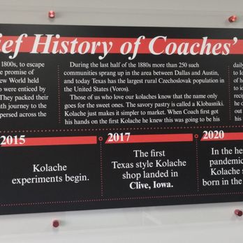 Coaches Kolaches - a brief history of coaches kolaches - Bakeries Near Me - Urbandale, Iowa Coaches Kolaches - a brief history of coaches kolaches - Bakeries Near Me - Urbandale, Iowa