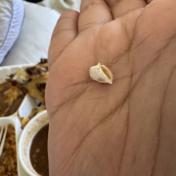 Tacos Jalisco - Damn plastic piece from a squirt bottle cut off!! That was in 1 of my quesa birria tacos 2/26/25!! - Food Trucks Near Me - Hilo, Hawaii Tacos Jalisco - Damn plastic piece from a squirt bottle cut off!! That was in 1 of my quesa birria tacos 2/26/25!! - Food Trucks Near Me - Hilo, Hawaii