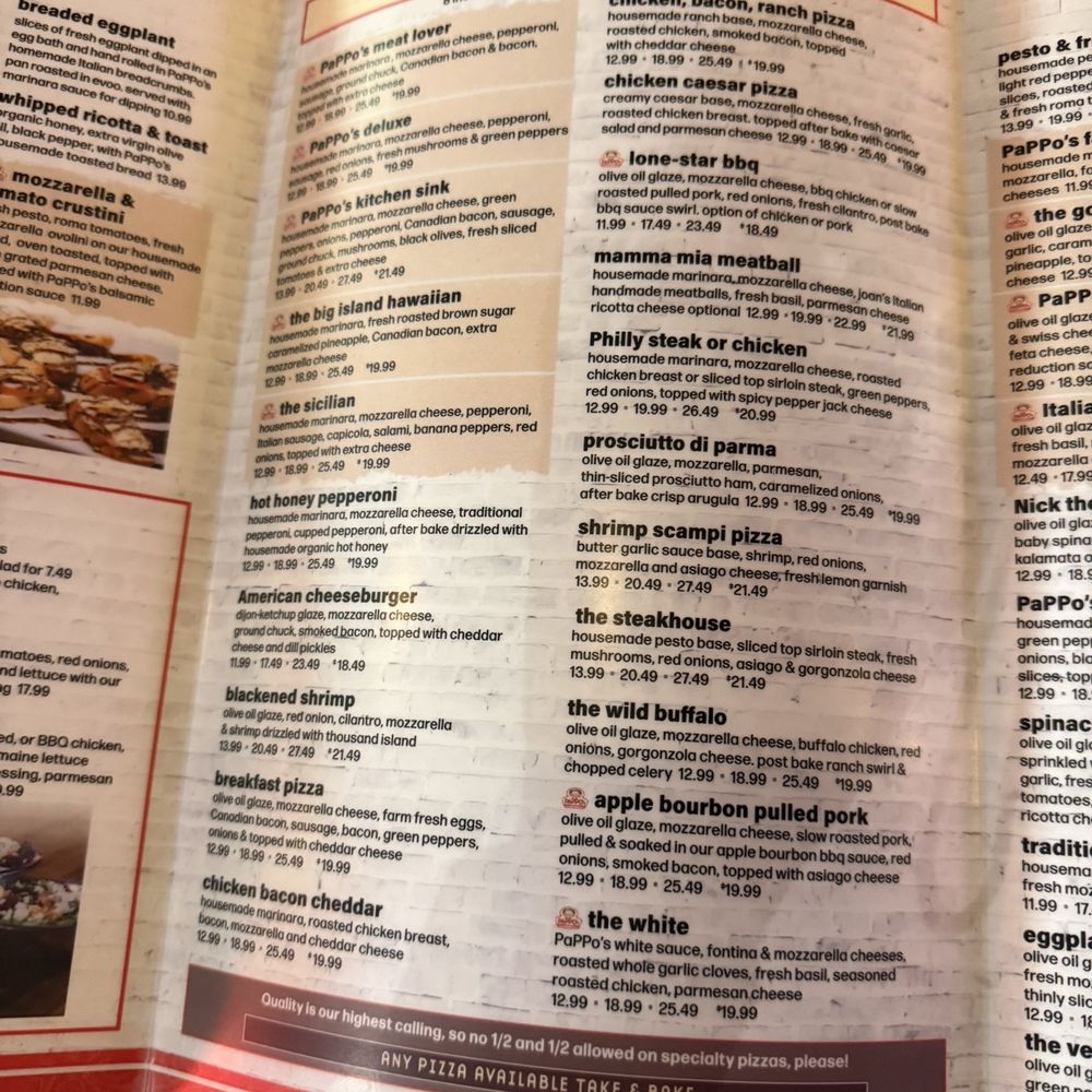 PaPPo's Pizzeria & Pub - Menu - Italian Near Me - Fairview Heights, Illinois PaPPo's Pizzeria & Pub - Menu - Italian Near Me - Fairview Heights, Illinois
