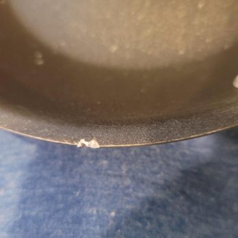North American Van Lines - Chipped pan because none were wrapped. - Movers Near Me North American Van Lines - Chipped pan because none were wrapped. - Movers Near Me
