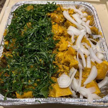 Nayo's African Cuisine - Full Pan of Nkwobi - African Near Me - Chicago, Illinois Nayo's African Cuisine - Full Pan of Nkwobi - African Near Me - Chicago, Illinois