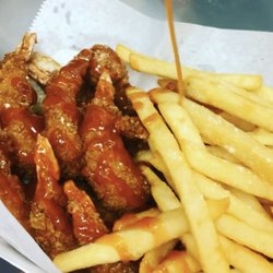 Shrimp with mild sauce