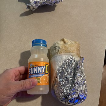 California Taco Shop - Super small burrito. For 10.75 lol - Mexican Near Me - Providence, Rhode Island