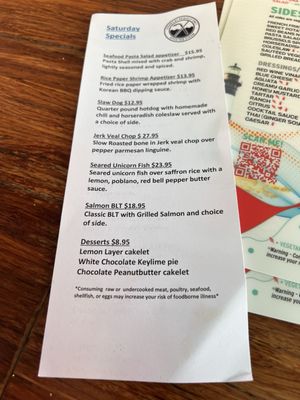 Menu photo 4 North Beach Bar and Grill Tybee Island, GA