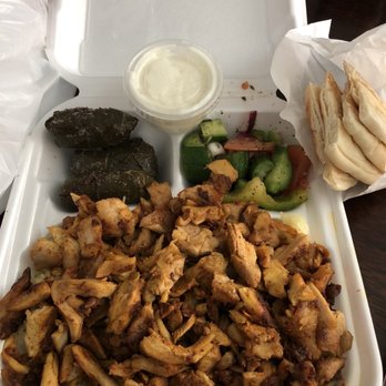 Siraj’s Shawarma - Chicken Shawarma plate, Grape Leaf Rolls, and Mediterranean Salad. - Mediterranean Near Me - Whittier, California Siraj’s Shawarma - Chicken Shawarma plate, Grape Leaf Rolls, and Mediterranean Salad. - Mediterranean Near Me - Whittier, California
