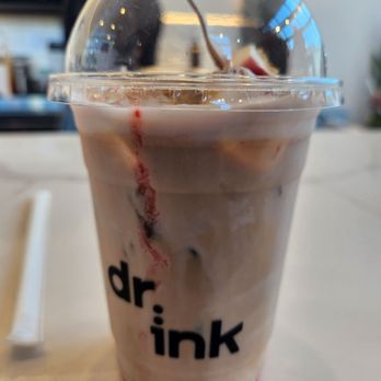 Dr.ink - Strawberry cheesecake Latte - Coffee & Tea Near Me - San Jose, California Dr.ink - Strawberry cheesecake Latte - Coffee & Tea Near Me - San Jose, California