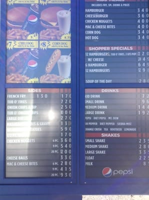 Menu photo 3 Billy Boy Drive Thru Sioux City, IA