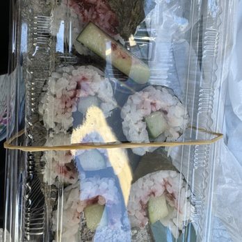 Aloha Sushi - Ume maki sushi with cucumber - Japanese Near Me - Honolulu, Hawaii