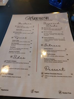 Menu photo 8 Marrakesh Moroccan Cuisine And Bar Indianapolis, IN Menu photo 8 Marrakesh Moroccan Cuisine And Bar Indianapolis, IN
