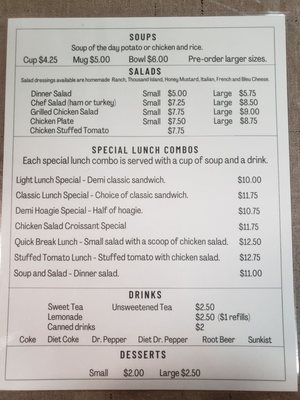 Menu photo 1 Laura's Sandwich Shop Liberty, TX Menu photo 1 Laura's Sandwich Shop Liberty, TX
