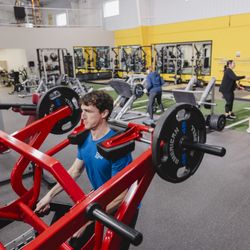 Bfit - Strength training equipment at BFit West gym.