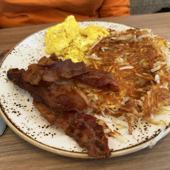 Parkway Family - Bacon, 2 Eggs and Meat with Hash Browns Breakfast - New American Near Me - Madison, Wisconsin Parkway Family - Bacon, 2 Eggs and Meat with Hash Browns Breakfast - New American Near Me - Madison, Wisconsin
