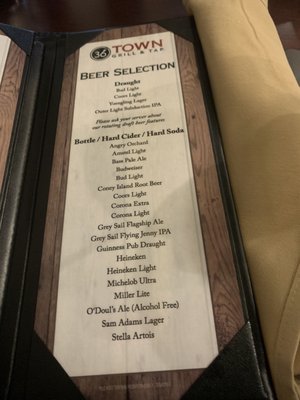 Menu photo 6 36 Town Grill & Tap Norwich, CT