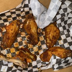 6 Piece Wings  ate one to find the 6th teeny tiny "wing." and they counted that as a piece? lol