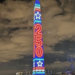 Washington Monument - Courtesy of The National Park Service commentating the nation's 250 year birthday