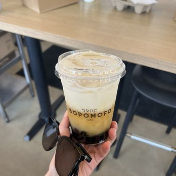 Bopomofo Cafe - Jasmine milk tea with boba - Bubble Tea Near Me - San Gabriel, California