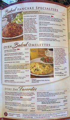 Menu photo 4 Richard Walker's Pancake House La Jolla, CA Menu photo 4 Richard Walker's Pancake House La Jolla, CA