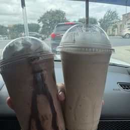 Mocha frappe and white mocha frappe Mocha frappe and white mocha frappe