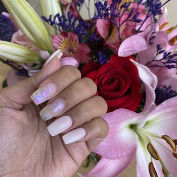 Lexi Nails And Spa - Lee's Nails ombre and sparkle flakes - Nail Salons Near Me - Essex Junction, Vermont Lexi Nails And Spa - Lee's Nails ombre and sparkle flakes - Nail Salons Near Me - Essex Junction, Vermont