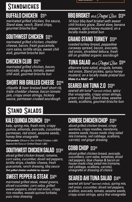 Menu photo 7 The Stand - American Classics Redefined San Diego, CA Menu photo 7 The Stand - American Classics Redefined San Diego, CA