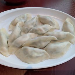 Zucchini, Dried-small Shrimp, and Eggs Dumplings
