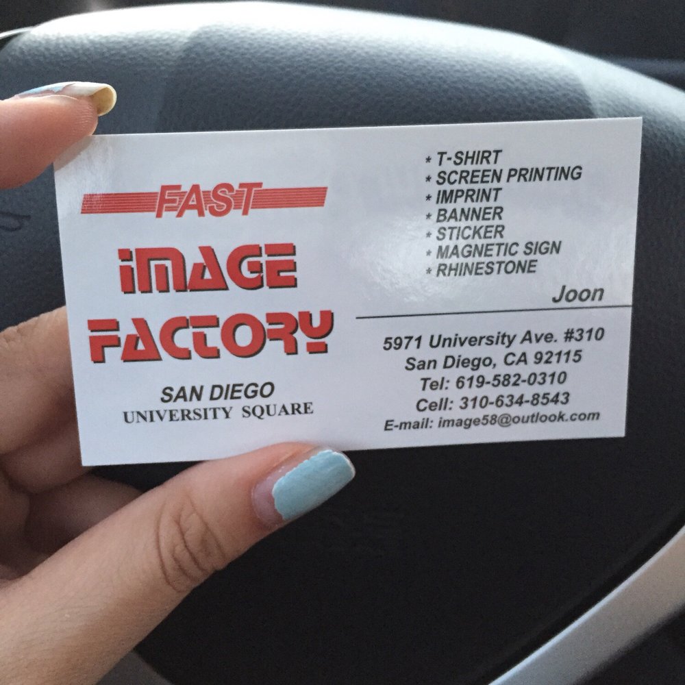 Fast Image Factory - Screen Printing Near Me - San Diego, California