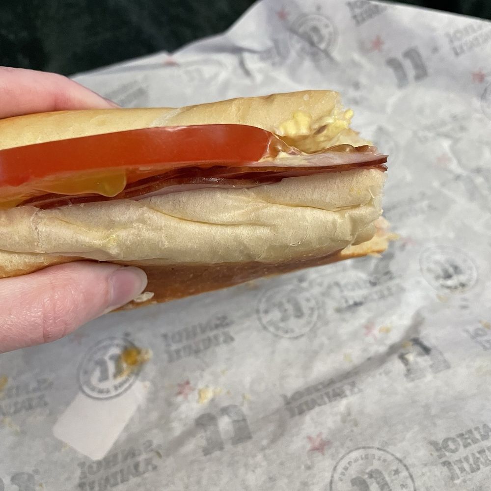 Jimmy John's - Sandwich after adding tomato, mustard, and mayo. - Sandwiches Near Me - Reno, Nevada Jimmy John's - Sandwich after adding tomato, mustard, and mayo. - Sandwiches Near Me - Reno, Nevada