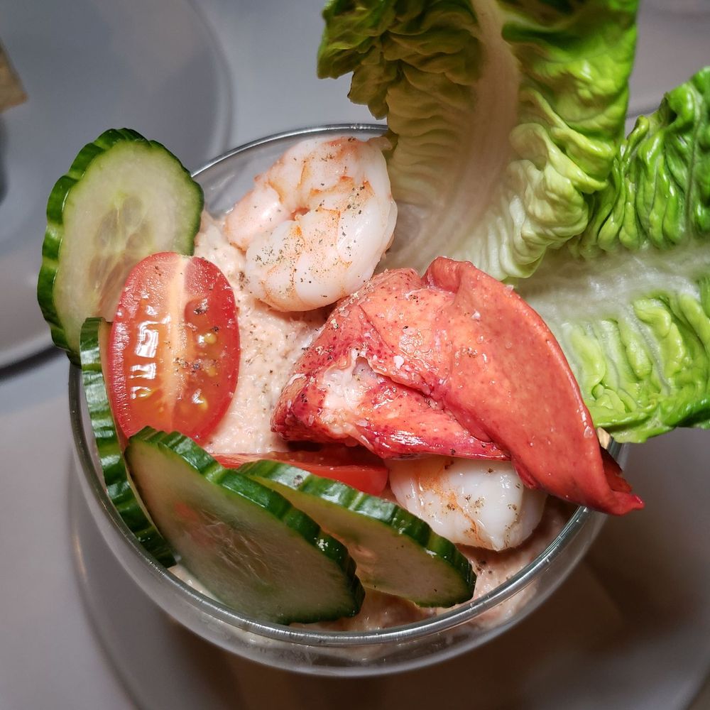 Café Frank - Old School Seafood Cocktail - Cafes Near Me - Charlottesville, Virginia