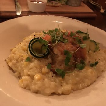Provender Kitchen + Bar - Monk fish with corn risotto - New American Near Me - Ellsworth, Maine Provender Kitchen + Bar - Monk fish with corn risotto - New American Near Me - Ellsworth, Maine