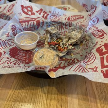 Raising Cane's Chicken Fingers - Sorry I ate all the food before I could take a picture, too juicy and delicious!! - Fast Food Near Me - Chesapeake, Virginia