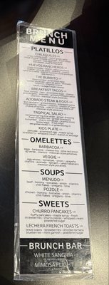 Menu photo 5 Kalaveras Chula Vista, CA