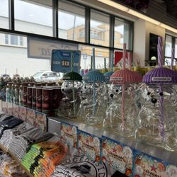 Breeza - Glass bearista cups $20