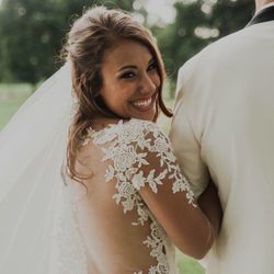 Jenna In White - Our Beautiful Bride Brittany