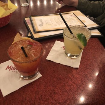 Miguel's Cocina - Delicious champs mango margarita with tajin rim! Sweet and tangy more like a "treat" drink. - Mexican Near Me - Coronado, California