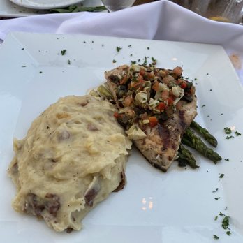 Rocks21 - Lemon Swordfish with mashed potatoes - Seafood Near Me - Mystic, Connecticut Rocks21 - Lemon Swordfish with mashed potatoes - Seafood Near Me - Mystic, Connecticut
