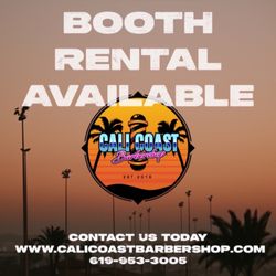Cali Coast Barbershop - Booth rental available