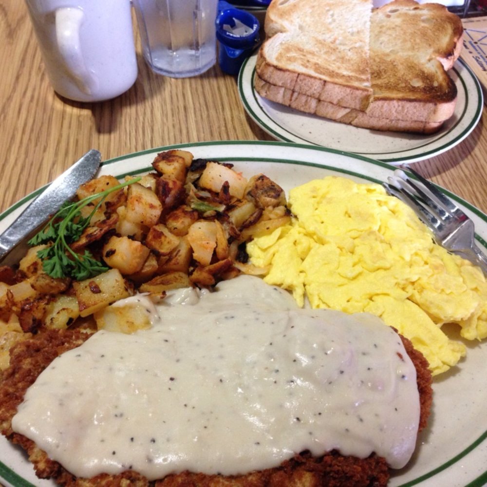 Penfold's Cafe & Bakery - Cowboy Chicken Fried Steak... WEEEEHAAAA!!! - Breakfast & Brunch Near Me - Temecula, California