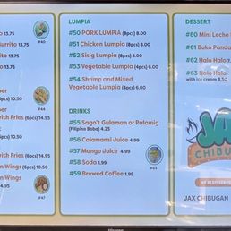September 2025 menu September 2025 menu