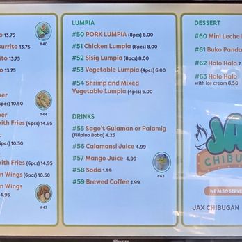 Jax Chibugan - September 2025 menu - Fast Food Near Me - National City, California Jax Chibugan - September 2025 menu - Fast Food Near Me - National City, California