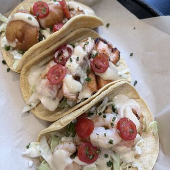 Crazy Fish Grill Express - grilled shrimp taco, Grilled Atlantic Salmon taco, battered shrimp taco - Fish & Chips Near Me - San Pedro, California Crazy Fish Grill Express - grilled shrimp taco, Grilled Atlantic Salmon taco, battered shrimp taco - Fish & Chips Near Me - San Pedro, California