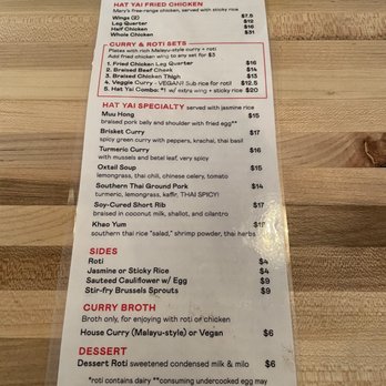 Hat Yai - Thai Near Me - Portland, Oregon
