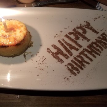 Yard House - Flan for birthday - Bars Near Me - Roseville, California