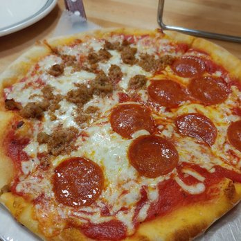 Mezza Luna Pizzeria - Personal Pie half sausage and half pepperoni - Pizza Near Me - Apex, North Carolina Mezza Luna Pizzeria - Personal Pie half sausage and half pepperoni - Pizza Near Me - Apex, North Carolina