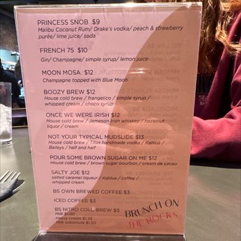 Brunch Snob - Drink menu - Breakfast & Brunch Near Me - Phoenix, Arizona