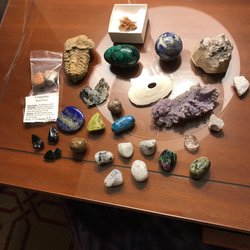 Grape agate, calcite, lapis, moonstone, trilobites, appetite, malachite, and much much more!!