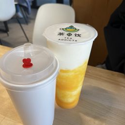 Mango yogurt Buckwheat Milk Tea Mango yogurt Buckwheat Milk Tea
