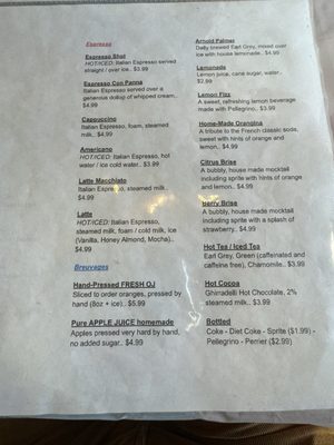 Menu photo 2 Orange Paris Cafe Costa Mesa, CA