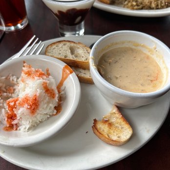 Boudreaux's - Crab. Bisque with rice. - Cajun/Creole Near Me - Saint Joseph, Missouri